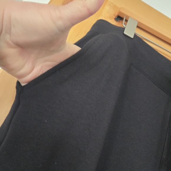 NWT Quince Black Fleece Wide-Leg Pants XL - Picture 6 of 10